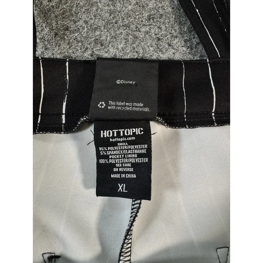 The Nightmare Before Christmas Jack Pinstripe Shortfalls XL